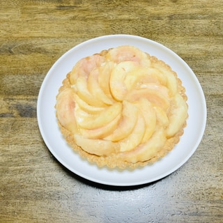 桃レシピ　桃タルト